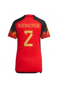 België Toby Alderweireld #2 Voetbaltruitje Thuis tenue Dames WK 2022 Korte Mouw